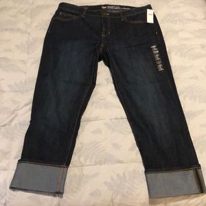 Gap Capri dark denim size 12